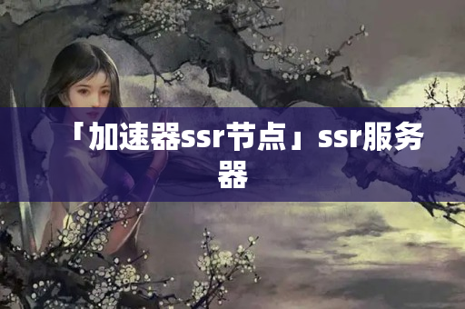 飞豹云「加速器ssr节点」ssr服务器